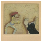 Original Disney Cel From the Academy Award-Winning 1938 Disney Short Ferdinand the Bull -- Featuring a Flowered Ferdinand With an Angry Matador